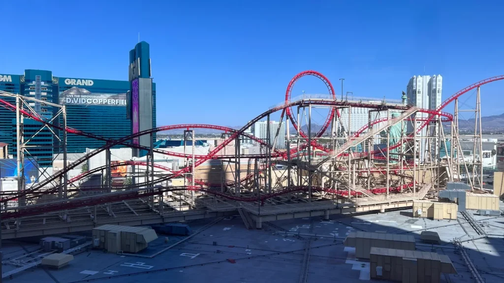 how to reach the big apple coaster in las vegas